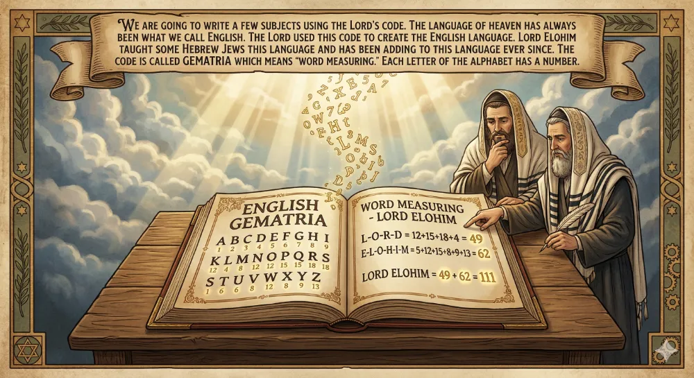 Two scholars working on the code